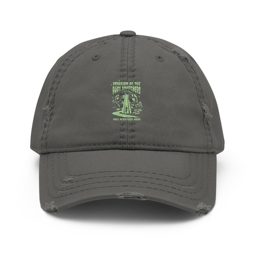 [ID: 396-G247] Body Snatchers - UFO Invasion Distressed Dad Hat