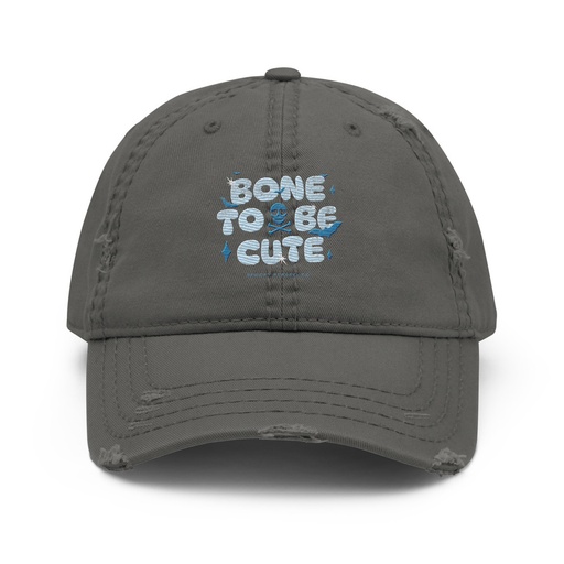 [ID: 396-G250] Bone To Be Cute - Halloween Distressed Dad Hat
