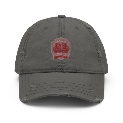 [ID: 396-G278] Boxing Training Distressed Dad Hat