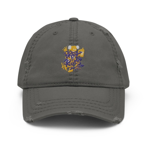 [ID: 396-G282] Break the Rules Graffiti - Spray Paint Distressed Dad Hat