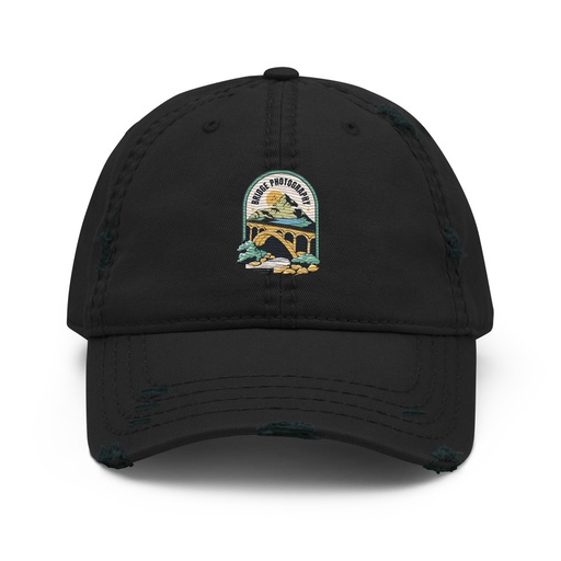 [ID: 396-G285] Bridge Photography - Scenic Distressed Dad Hat