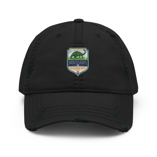 [ID: 396-G288] Brontosaurus Conservation Society Distressed Dad Hat