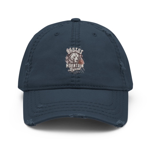 [ID: 396-G292] Brutus Mountain Legend Distressed Dad Hat