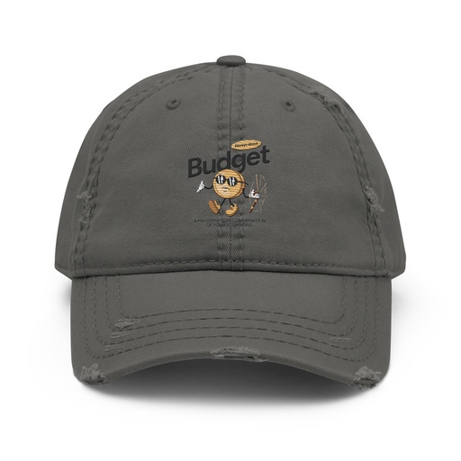 [ID: 396-G294] Budget Distressed Dad Hat