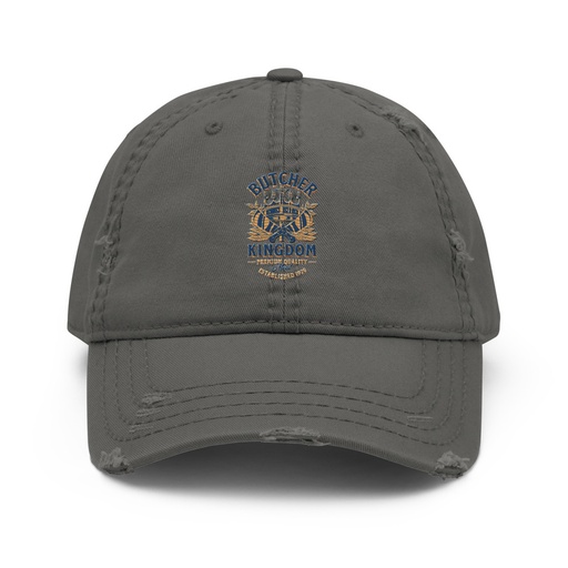 [ID: 396-G301] Butcher Kingdom - Royal Distressed Dad Hat