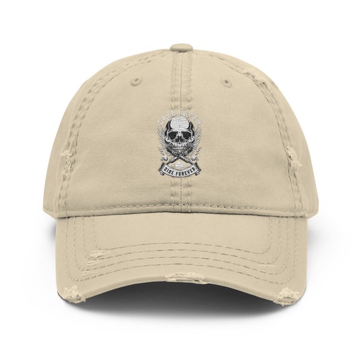 [ID: 396-G305] CAFE RACER Distressed Dad Hat
