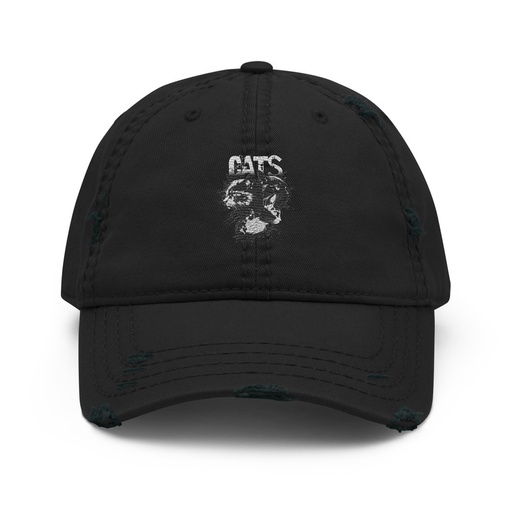 [ID: 396-G349] Cats Distressed Dad Hat