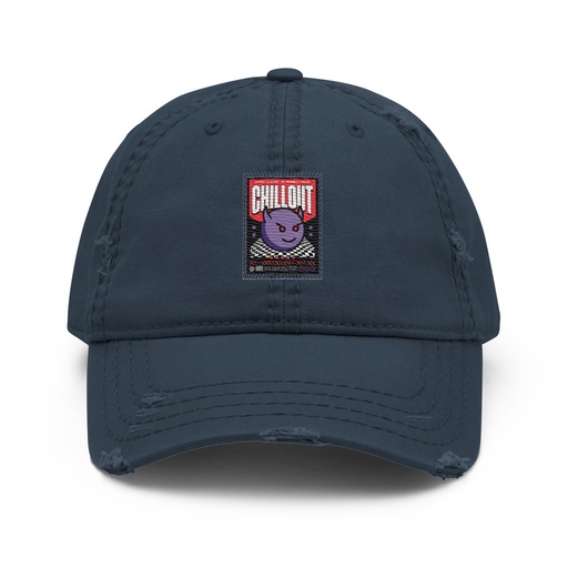 [ID: 396-G367] Chillout Streetwear Distressed Dad Hat