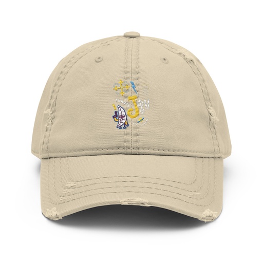 [ID: 396-G373] Choose Joy Distressed Dad Hat