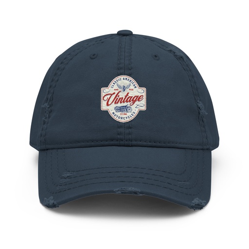 [ID: 396-G379] Classic American Motorcyles - Vintage Distressed Dad Hat