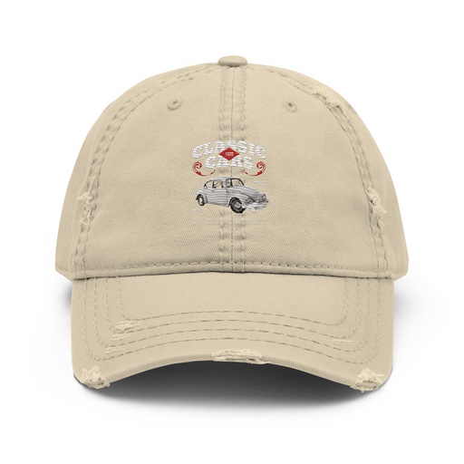 [ID: 396-G382] Classic Cars Distressed Dad Hat