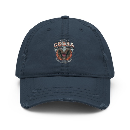 [ID: 396-G390] Cobra Power - Sports Distressed Dad Hat