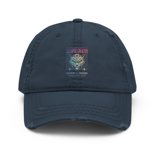 [ID: 396-G406] Collapse Creation Distressed Dad Hat