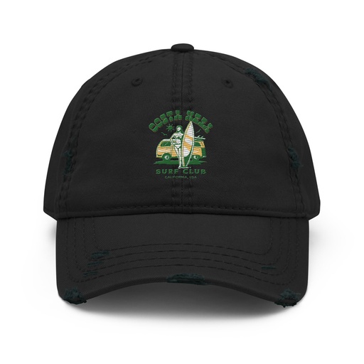 [ID: 396-G425] Costa Mesa Surf Club - Campervan Distressed Dad Hat