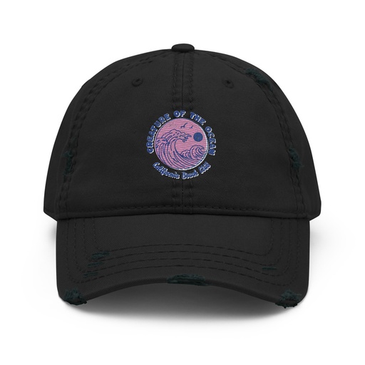 [ID: 396-G435] Creature of the Ocean Distressed Dad Hat