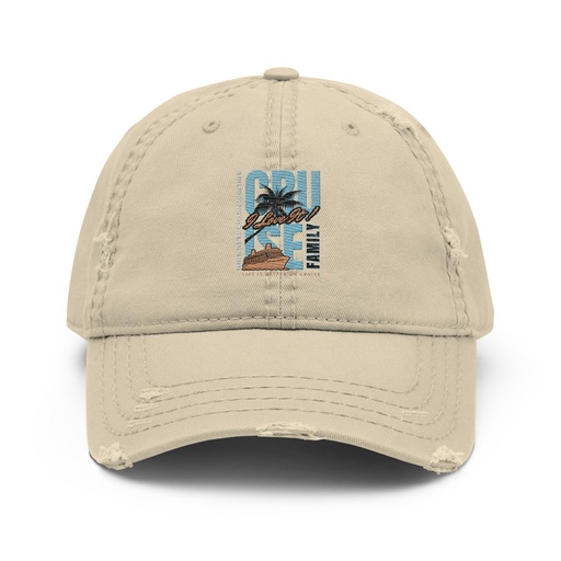 [ID: 396-G440] Cruise Ship Distressed Dad Hat