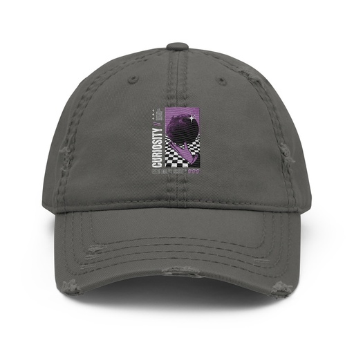 [ID: 396-G442] Curiosity Streetwear Distressed Dad Hat