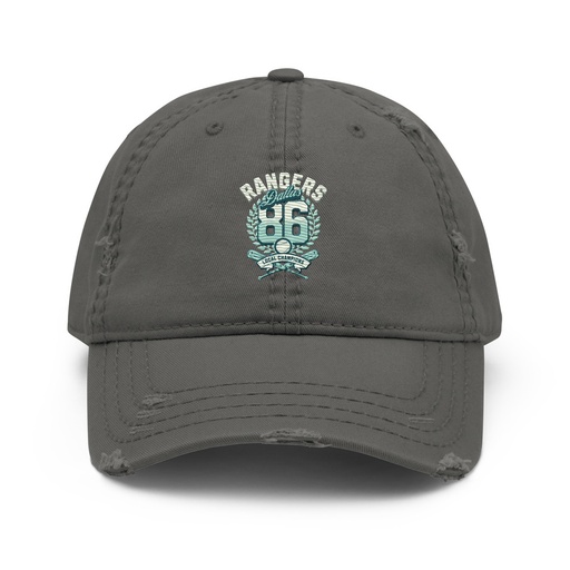 [ID: 396-G464] Dallas Rangers - Old School Sports Distressed Dad Hat