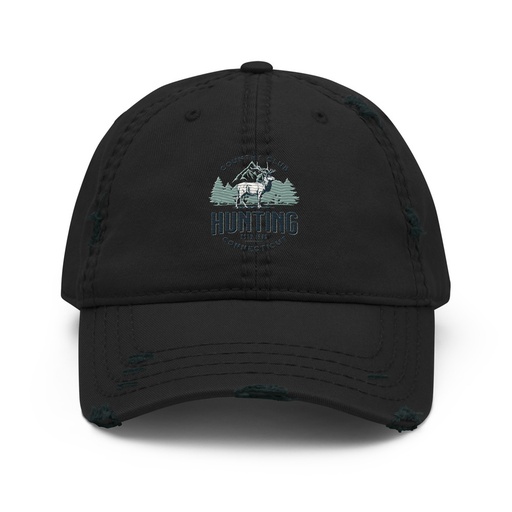 [ID: 396-G483] Deer Hunting Country Club  Distressed Dad Hat
