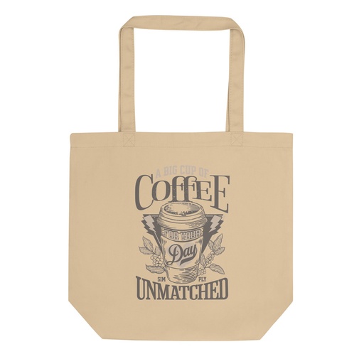 [ID: 367-G15] A Big Cup of Coffee Eco Tote Bag