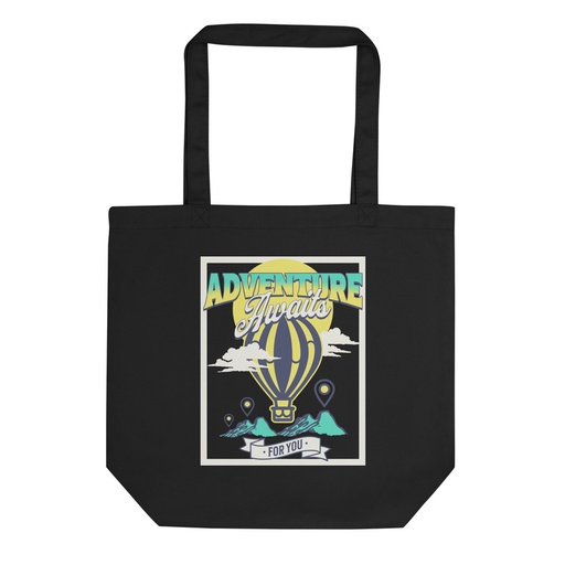 [ID: 367-G28] Adventure Awaits Eco Tote Bag