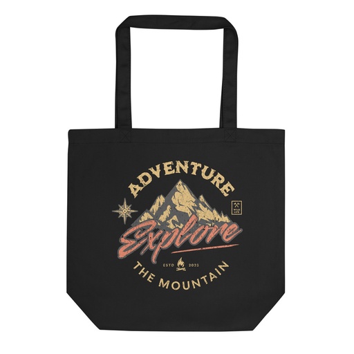 [ID: 367-G30] Adventure Explore The Mountain Eco Tote Bag