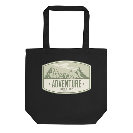 [ID: 367-G32] Adventure Supplies - Mountain Eco Tote Bag