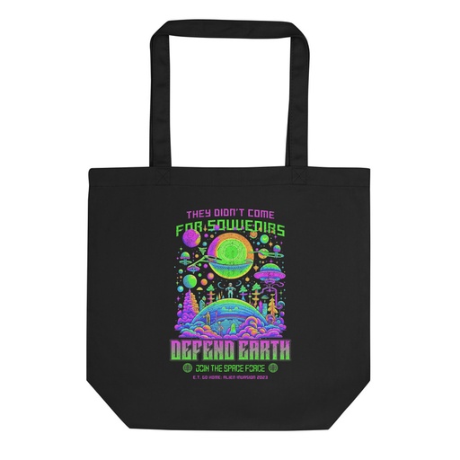 [ID: 367-G38] Alien Invasion Eco Tote Bag