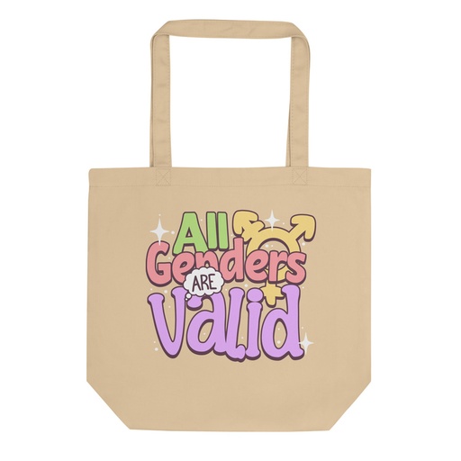 [ID: 367-G45] All Genders are Valid Eco Tote Bag