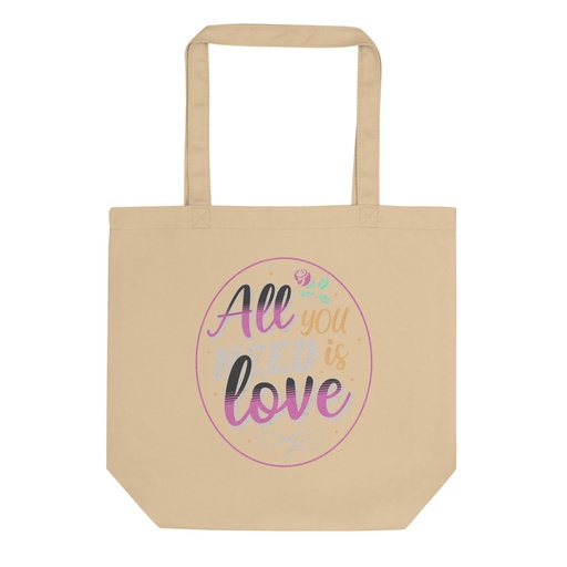 [ID: 367-G51] All you Need is Love - Valentines Day Eco Tote Bag