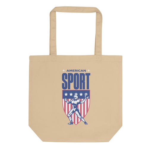 [ID: 367-G71] American Football Sport Eco Tote Bag