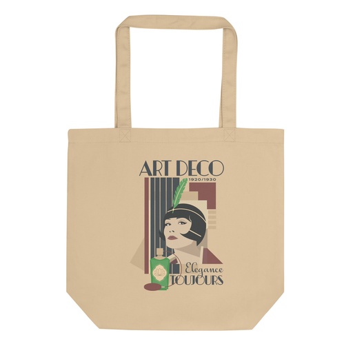 [ID: 367-G102] Art Deco Elegance Toujours Eco Tote Bag