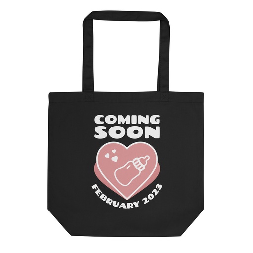 [ID: 367-G121] Baby Announcement - Feeding Bottle Eco Tote Bag
