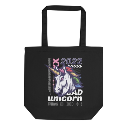 [ID: 367-G128] Bad Unicorn - Horse Eco Tote Bag
