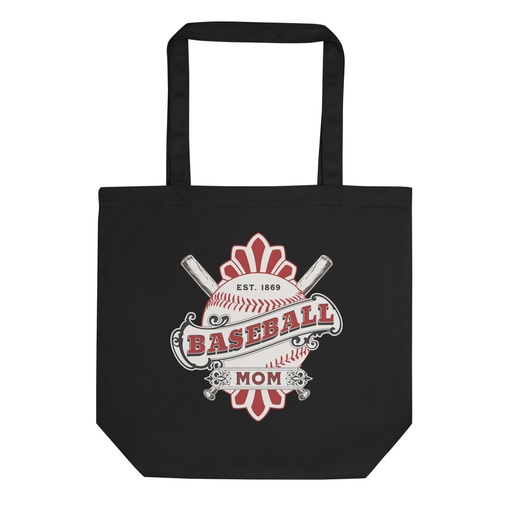 [ID: 367-G144] Baseball Mom Eco Tote Bag