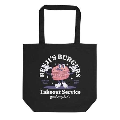 [ID: 367-G182] Benji's Burgers - Fast Food Eco Tote Bag