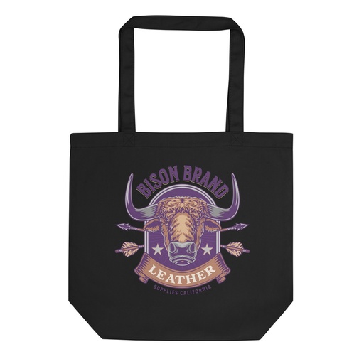 [ID: 367-G211] Bison Brand Leather - Animal Eco Tote Bag