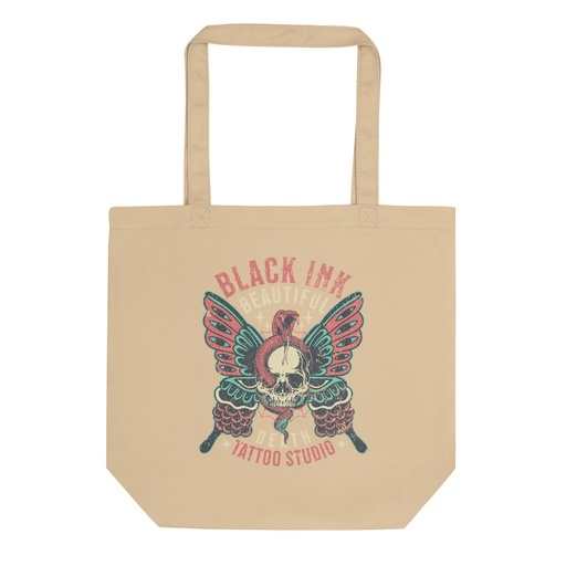 [ID: 367-G225] BLACK INK TATTOO Eco Tote Bag