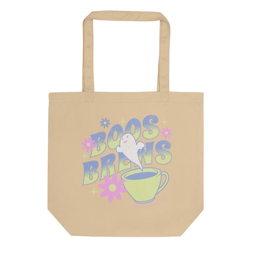 [ID: 367-G254] Boos + Brews - Halloween Eco Tote Bag