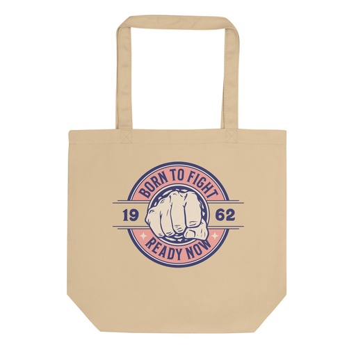 [ID: 367-G265] Born to Fight - Fist Eco Tote Bag