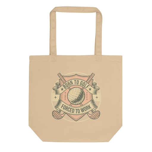 [ID: 367-G266] Born To Golf Eco Tote Bag