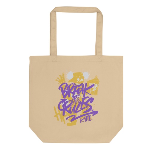 [ID: 367-G282] Break the Rules Graffiti - Spray Paint Eco Tote Bag