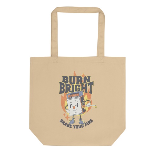[ID: 367-G297] Burn Bright Eco Tote Bag