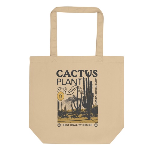 [ID: 367-G304] Cacus Plant - Desert Eco Tote Bag