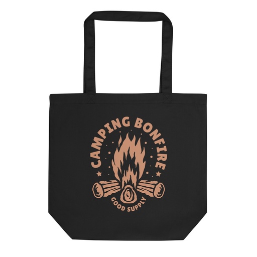[ID: 367-G324] Camping Bonfire - Firewood Eco Tote Bag
