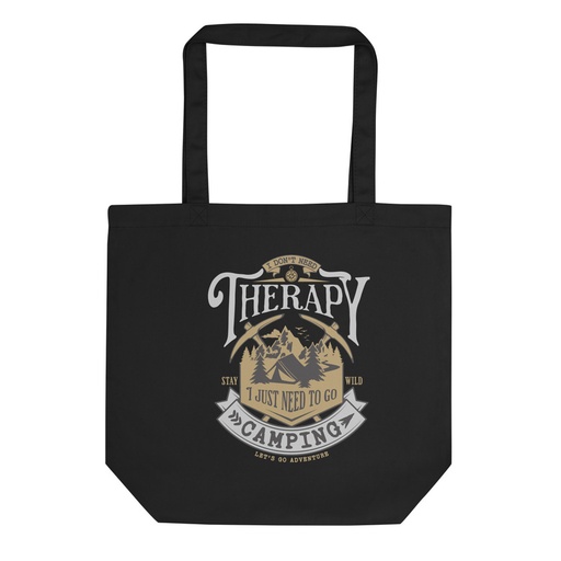 [ID: 367-G325] Camping Emblem Eco Tote Bag