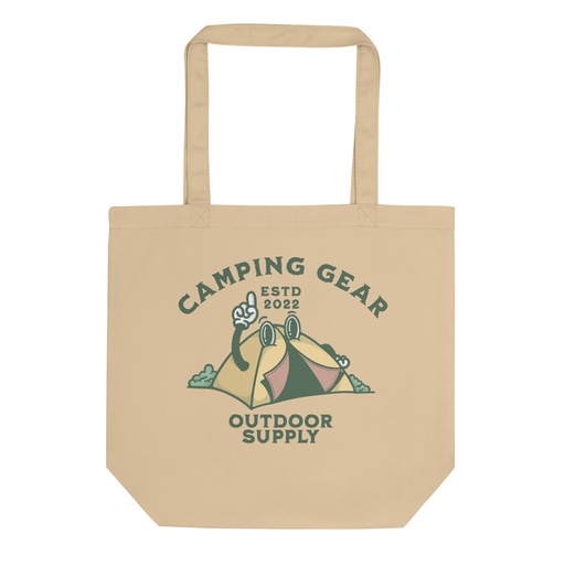 [ID: 367-G326] Camping Gear Eco Tote Bag