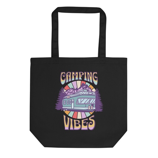 [ID: 367-G327] Camping Vibes Eco Tote Bag