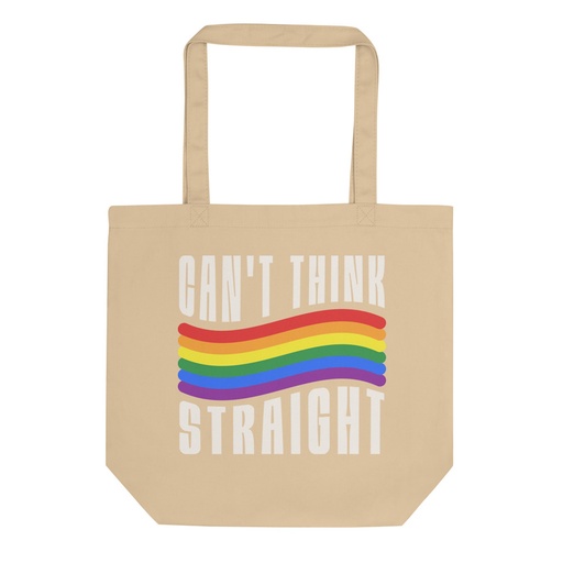[ID: 367-G329] Can't Think Straight Eco Tote Bag
