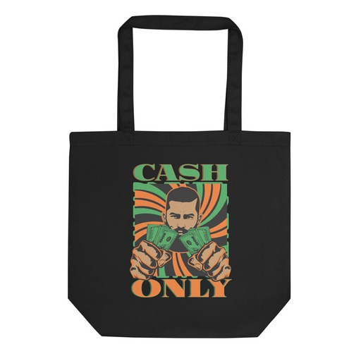 [ID: 367-G335] Cash Only - Streetwear Eco Tote Bag